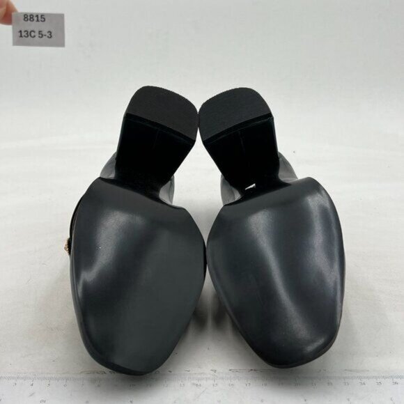 YDN Women Fashion Ankle Strap Pumps Pointed Closed Toe Mary Jane Chunky Mid Heel - Picture 6 of 7